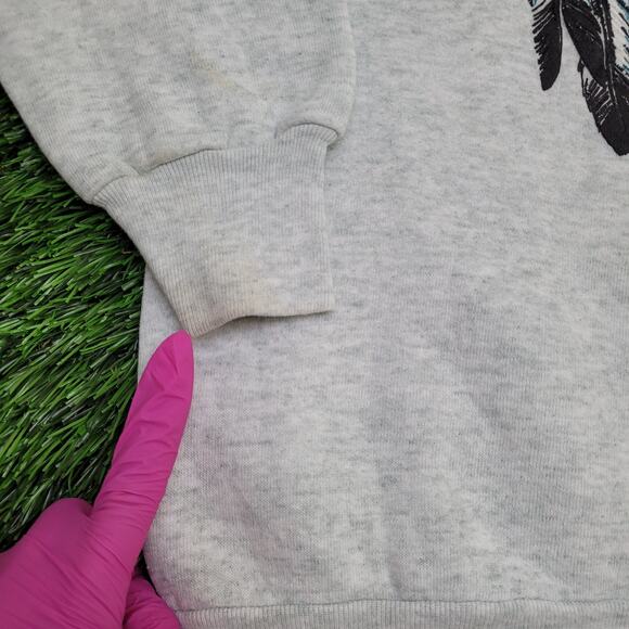 Vintage Native-American Sweatshirt Womens L 20x23 Texas USA - Picture 3 of 16